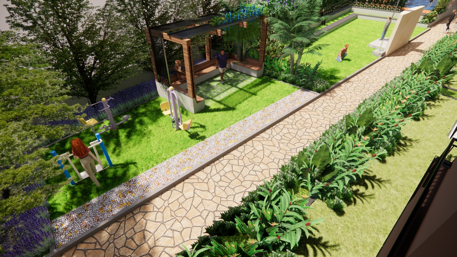 Outdoor Gym & Pavilion